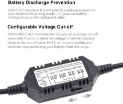 Viofo HK3-C ACC Hardwire Kit for A139 Dash Cam