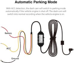 Viofo HK3 ACC Hardwire Kit for A129, A129 Plus, A129 PRO, A129 IR, A119V3