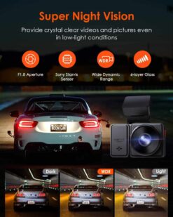 Vantrue E2 Dual Dash Cam