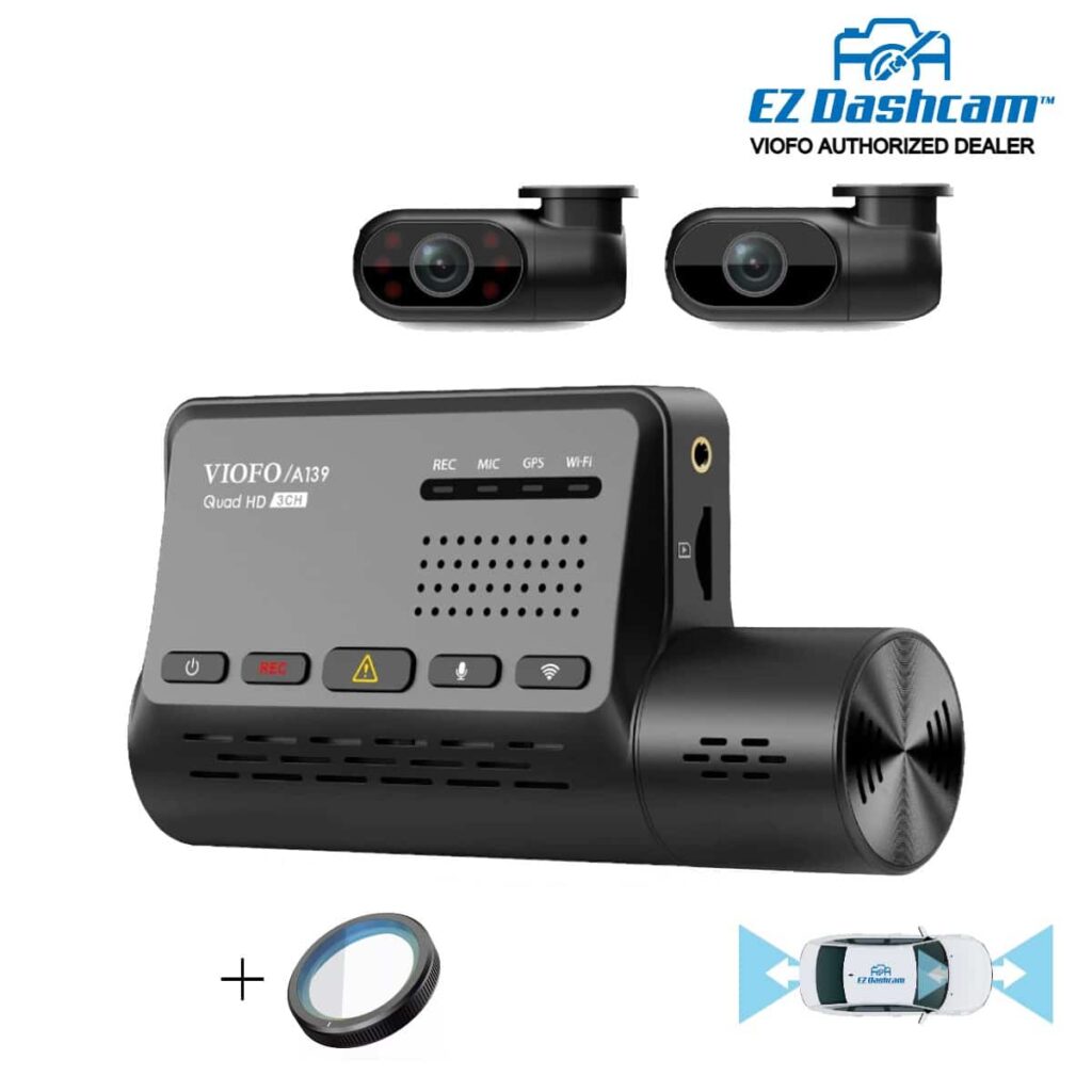 Viofo A139 3-Channel Dash Cam