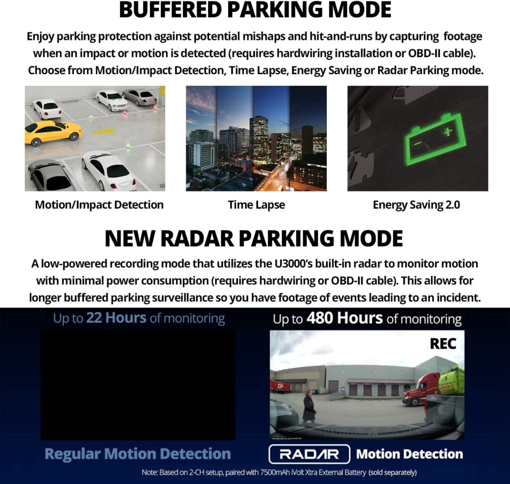 Thinkware U3000 4K Dual Dash Cam