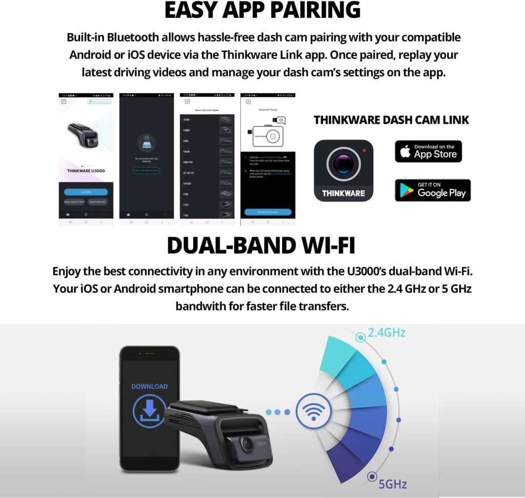 Thinkware U3000 4K Dual Dash Cam