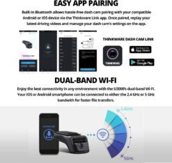 Thinkware U3000 4K Dual Dash Cam