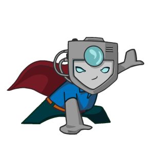 EzDashcam Mascot Superhero