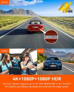 Vantrue N4 Pro 3-Channel Dash Cam