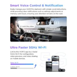 Viofo A229 Pro 4K Dual Dash Cam