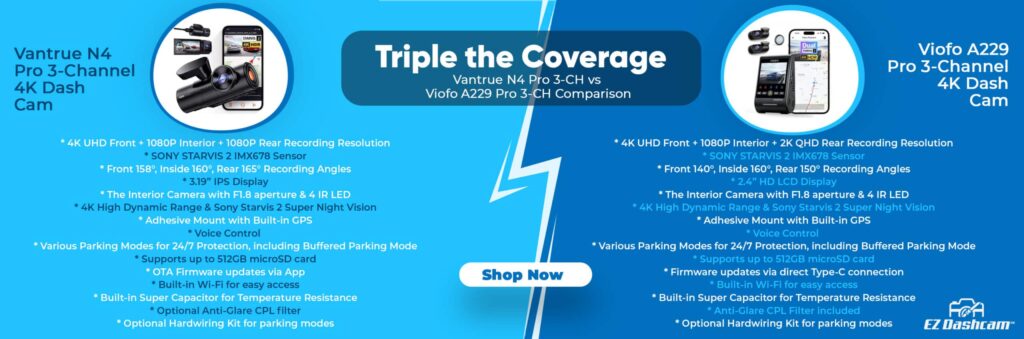 Vantrue N4 Pro vs Viofo A229