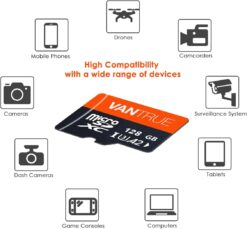vanture 128 gb microsdxc Sd card ezdashcam5