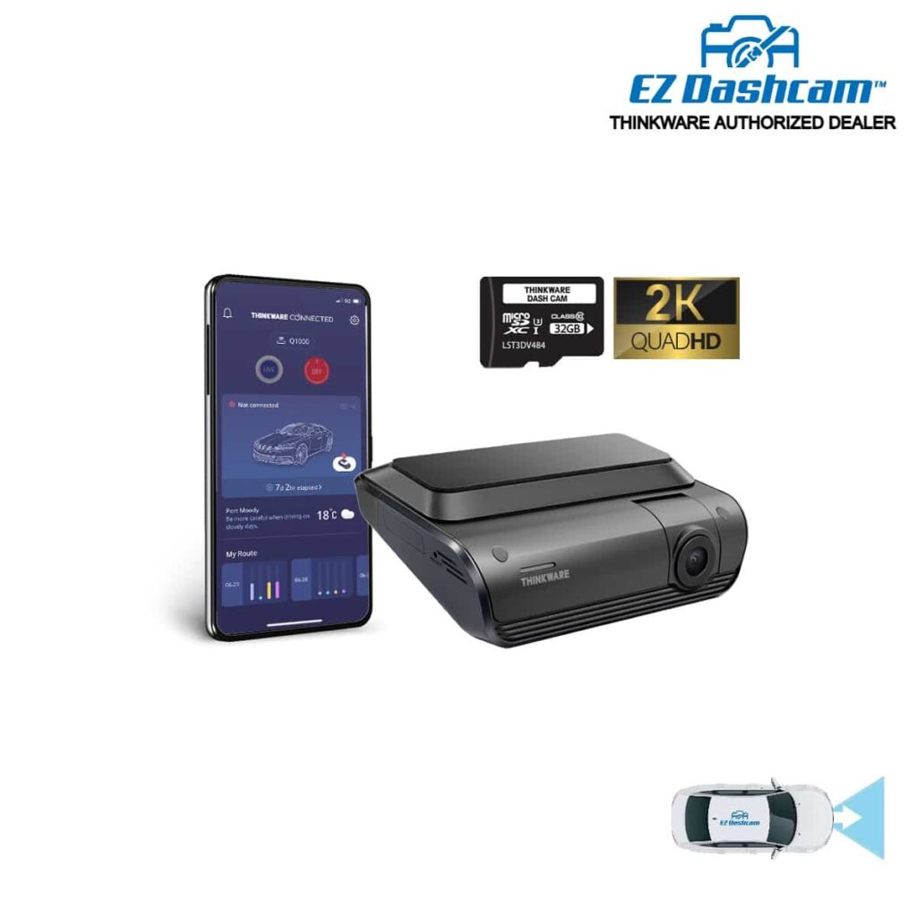 Thinkware Q1000 2K Front Dash Cam