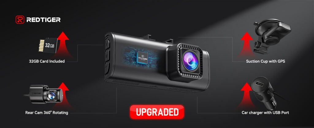 REDTIGER Dash Cam 2