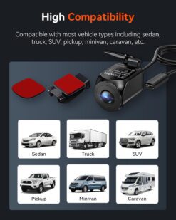 Vantrue Waterproof Rear Camera for E3 | N4 Pro | S1 Pro