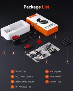 Vantrue Waterproof Rear Camera for E3 | N4 Pro | S1 Pro