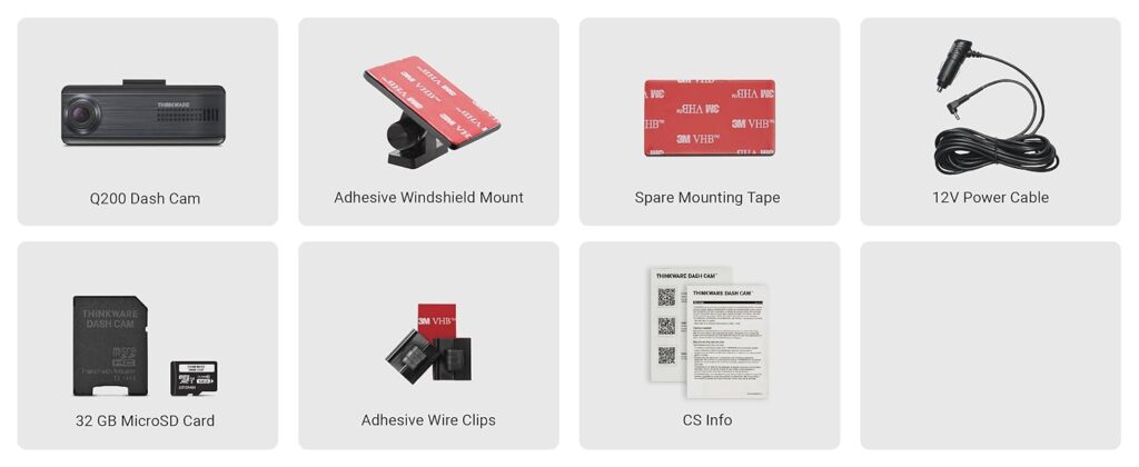 Thinkware Q200 Front