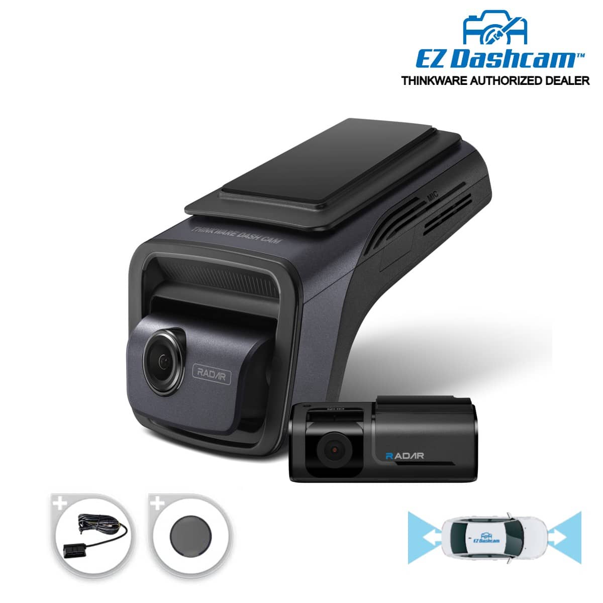 Best Dash Cam-Thinkware-U3000-4K-Dual-Dash-Cam